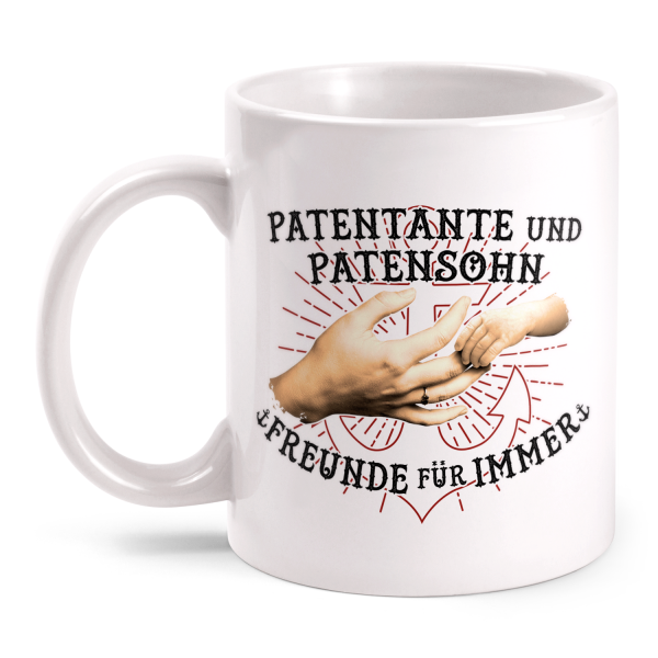 Patentante und Patensohn - Freunde für immer - Tasse