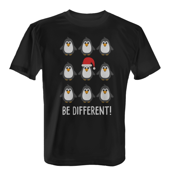 Be different! Pinguin - Herren T-Shirt