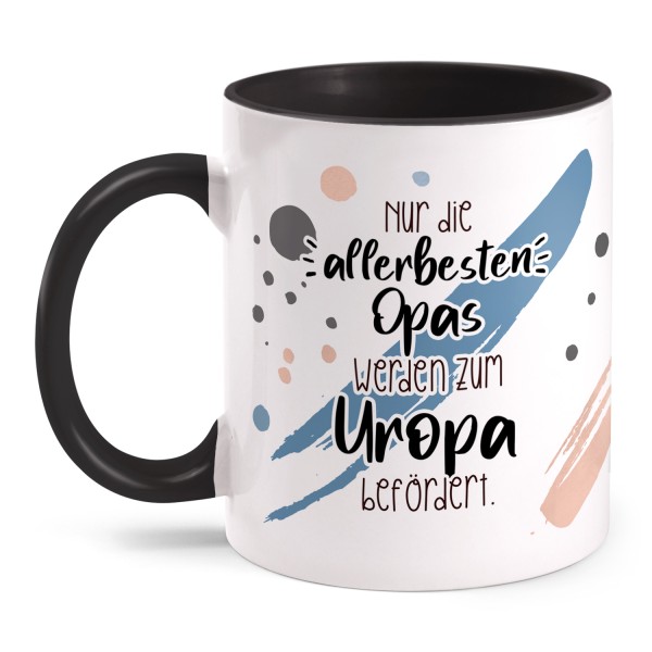 Nur die allerbesten Opas werden zum Uropa befördert 2023 - Tasse