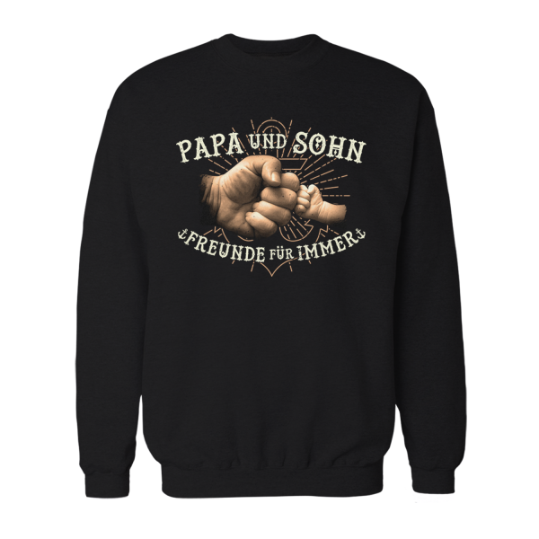 Papa und Sohn - Freunde für immer - Herren Sweatshirt