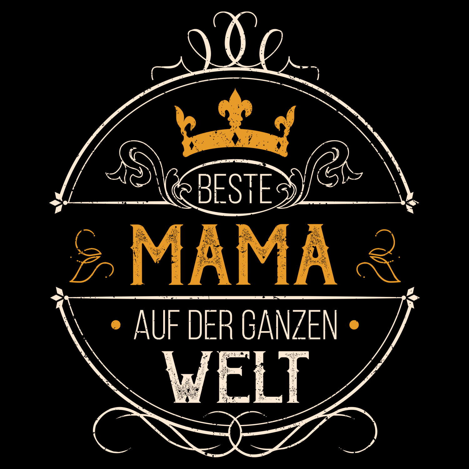 Funshirt Muttertag Geburtstag GO076 cooles Damen T-Shirt Beste Mama der Welt