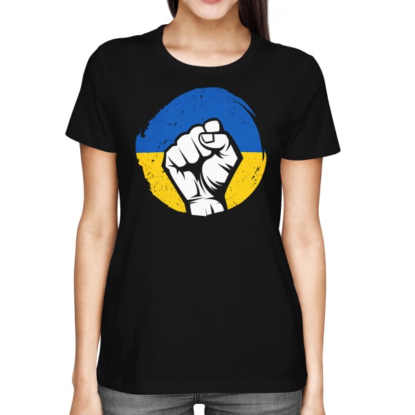 Ukraine Fist - Damen T-Shirt