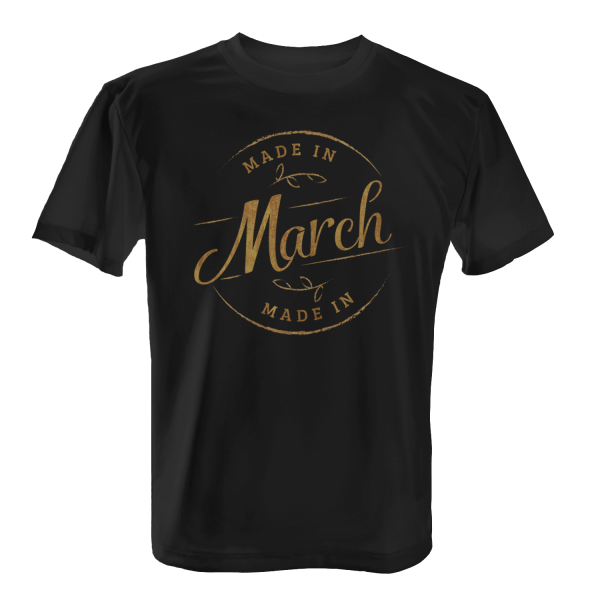 Made in March - Herren T-Shirt
