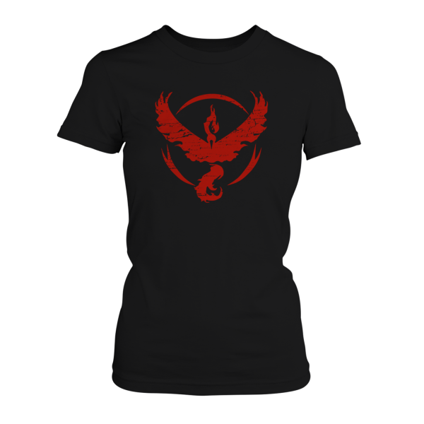 Team Wagemut Valor Rot Symbol - Damen T-Shirt