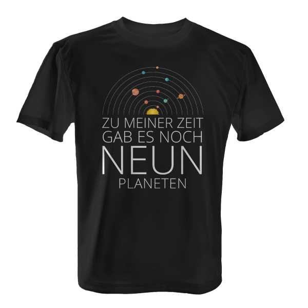 Zu meiner Zeit gab es noch neun Planeten - Herren T-Shirt