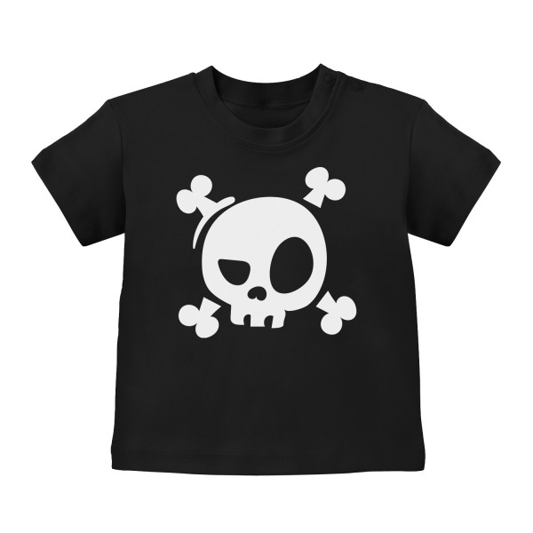 Cooler Totenkopf - Baby T-Shirt