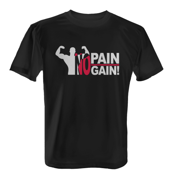 No Pain Gain - Herren T-Shirt
