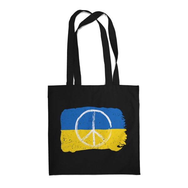 Ukraine - Peace Flag - Stoffbeutel