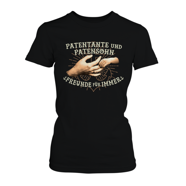 Patentante und Patensohn - Freunde für immer - Damen T-Shirt