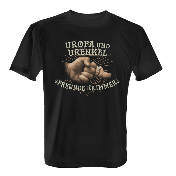 Uropa und Urenkel - Freunde für immer - Herren T-Shirt