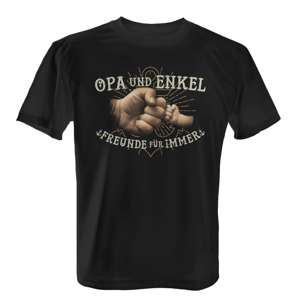 Opa und Enkel - Freunde für immer - Herren T-Shirt