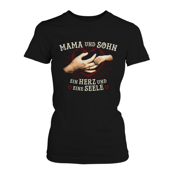 Mama und Sohn - Ein Herz und eine Seele - Damen T-Shirt