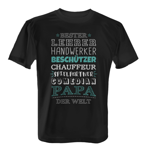 Papa - Lehrer, Handwerker, Beschützer ... - Herren T-Shirt