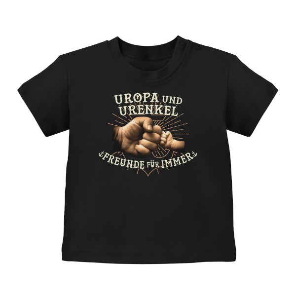 Uropa und Urenkel - Freunde für immer - Baby T-Shirt
