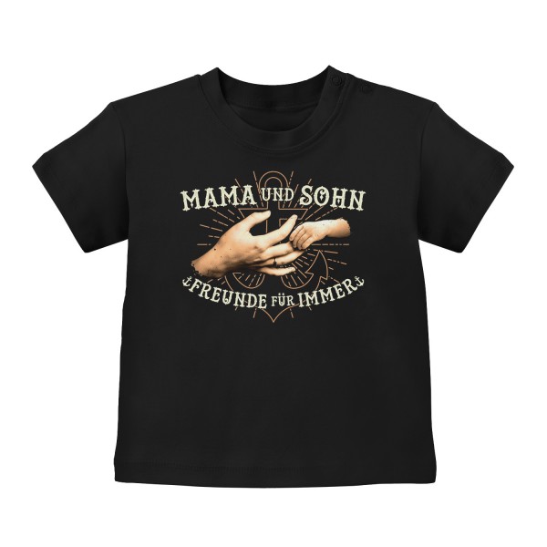 Mama und Sohn - Freunde für immer - Baby T-Shirt