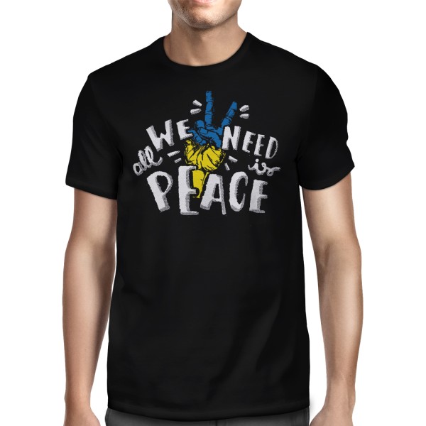 All we need is peace - Herren T-Shirt