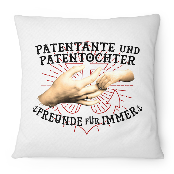 Patentante und Patentochter - Freunde für immer - Kissen