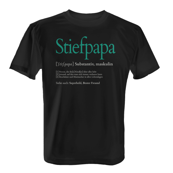 Definition Stiefpapa - Herren T-Shirt