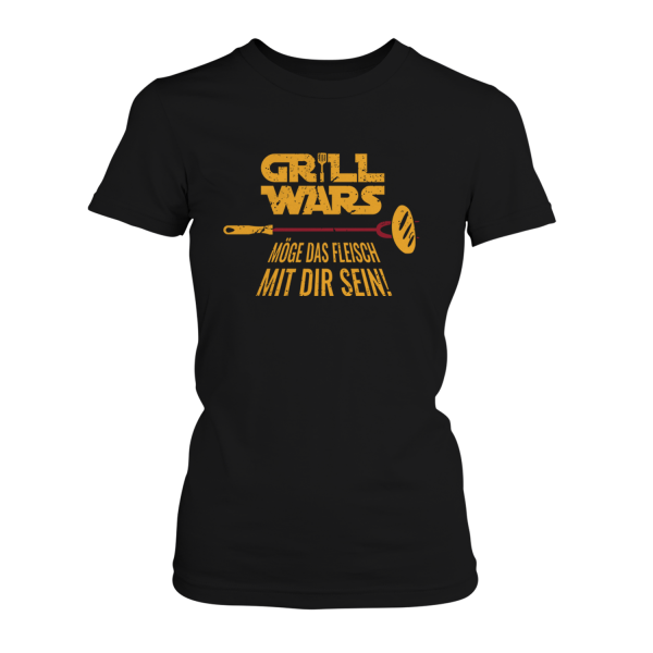 GR!LL WARS - Möge das Fleisch mit dir sein - Damen T-Shirt