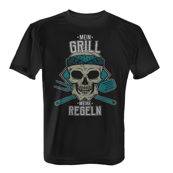 Mein Grill - Meine Regeln - Herren T-Shirt