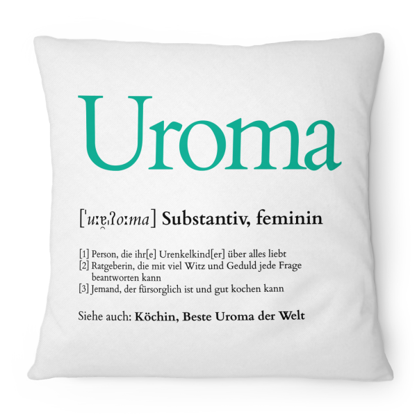 Definition Uroma - Kissen
