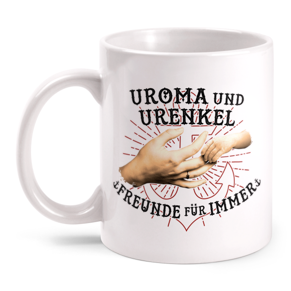 Uroma und Urenkel - Freunde für immer - Tasse