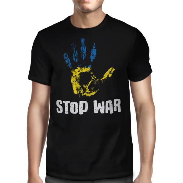 Stop War - Hand - Herren T-Shirt