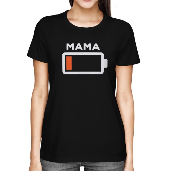 Batterie Mama - Damen T-Shirt
