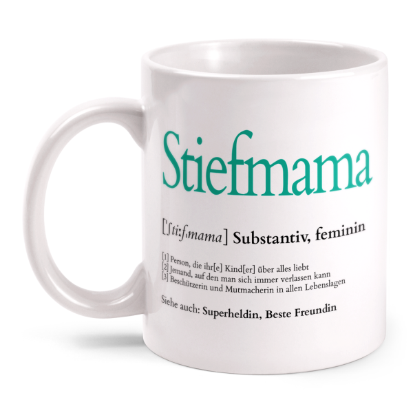 Definition Stiefmama - Tasse