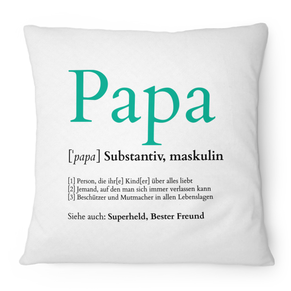 Definition Papa - Kissen