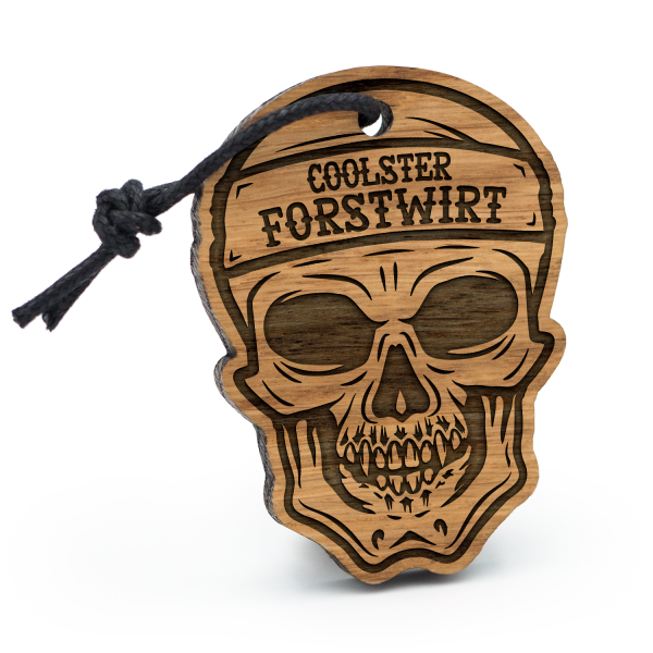 Coolster Forstwirt - Schlüsselanhänger Totenkopf