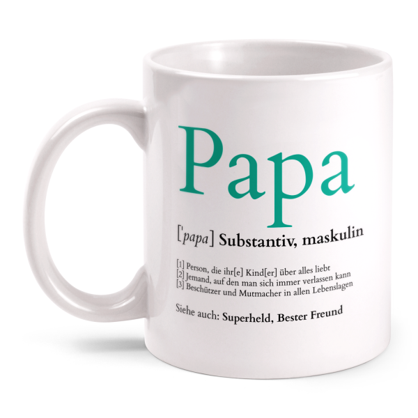 Definition Papa - Tasse