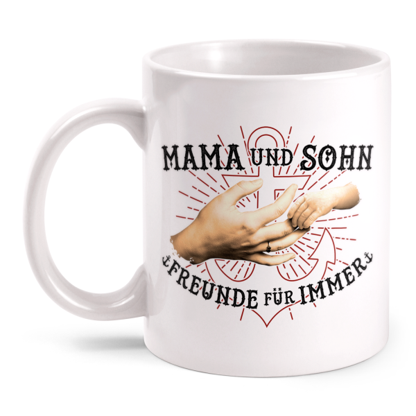 Mama und Sohn - Freunde für immer - Tasse