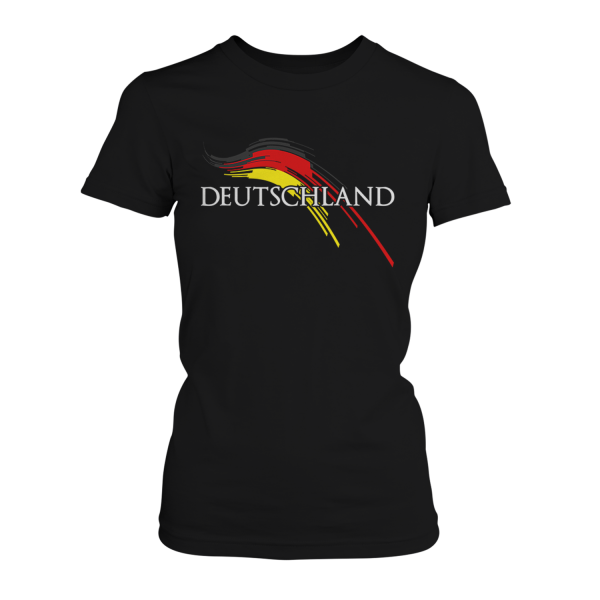 Brush Flagge Deutschland - Damen T-Shirt