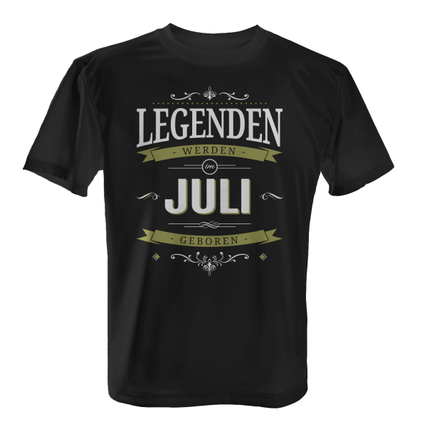 Legenden werden im Juli geboren - Herren T-Shirt