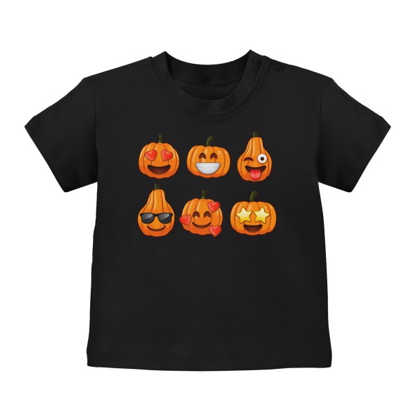 Lustige Kürbisgesichter - Baby T-Shirt