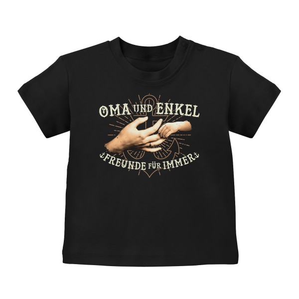 Oma und Enkel - Freunde für immer - Baby T-Shirt