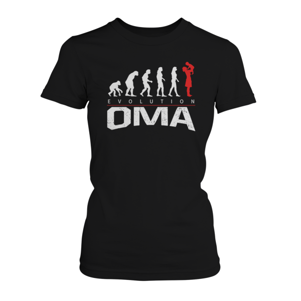 Evolution Oma - Damen T-Shirt