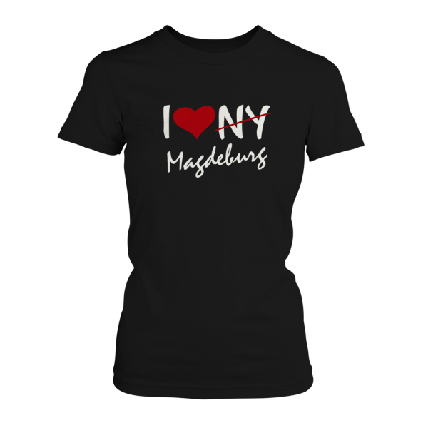 I Love Magdeburg - Damen T-Shirt