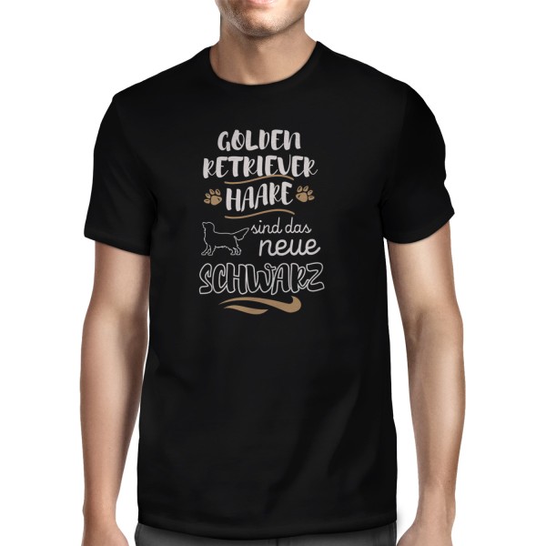 Golden Retriever - Haare sind das neue Schwarz - Herren T-Shirt