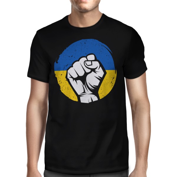 Ukraine Fist - Herren T-Shirt