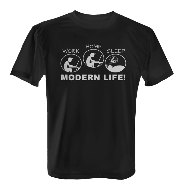 Modern Life: Work Home Sleep - Herren T-Shirt