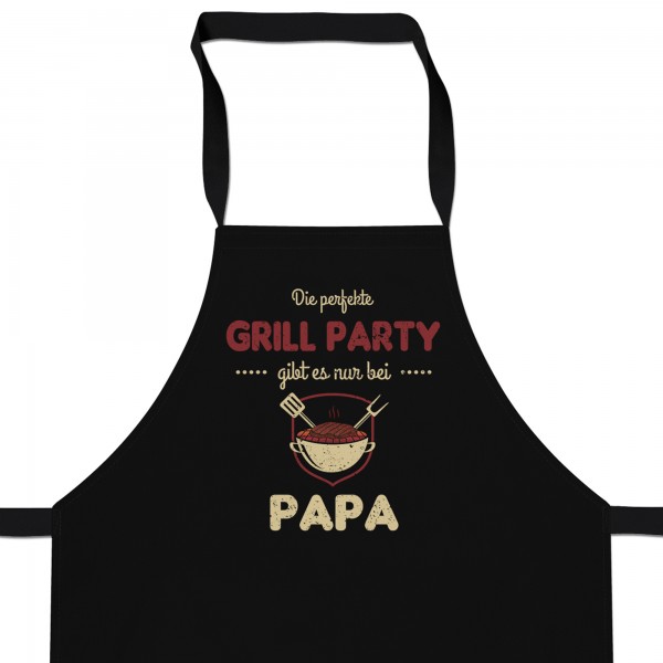 Die perfekte Grill Party gibt es nur bei Papa - Schürze