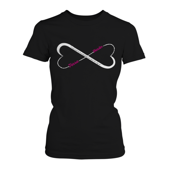 I never wish to be parted from you from this day on - Infinity - Damen T-Shirt