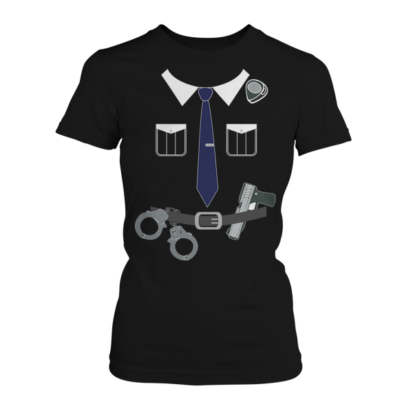 Polizisten Kostüm - Damen T-Shirt