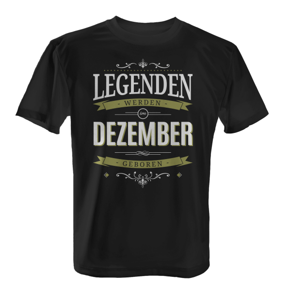 Legenden werden im Dezember geboren - Herren T-Shirt