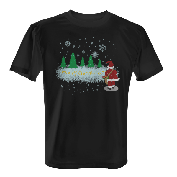 Naughty Santa - Herren T-Shirt
