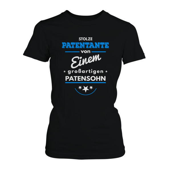 Stolze Patentante von einem großartigen Patensohn - Damen T-Shirt
