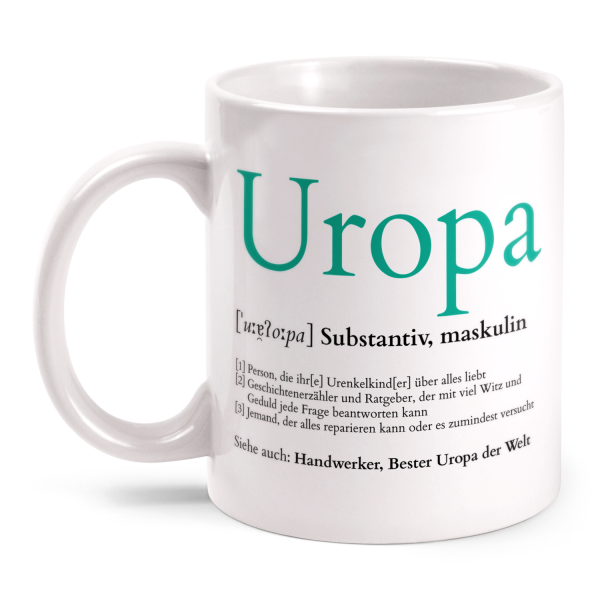 Definition Uropa - Tasse