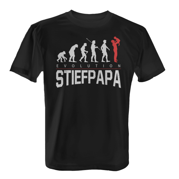Evolution Stiefpapa - Herren T-Shirt